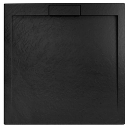 Grand Black shower tray 90x90