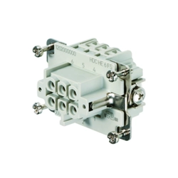 Contact insert for rectangular connectors Weidmüller 1200200000 Bus Thermoplastic 3 Screw connection Silver