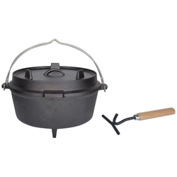 Esschert Design Cast Iron Cauldron, 6.5 L, Black, FF235