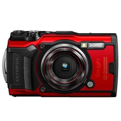 Camera, 4K, Wi-fi, waterproof, OLYMPUS TG-6, red