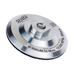 Aluminum adapter for SENDI Ø100 polishing discs