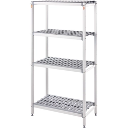 Aluminum storage rack 1510x560x1680 mm | Tribeca