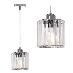 Crystal Ceiling Lamp APP508-1CP Silver