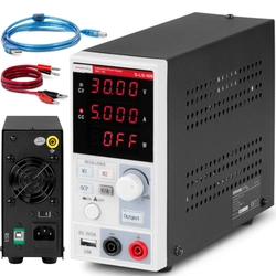 Service laboratory power supply 0-30 V 0-5 AND 150 In LED USB