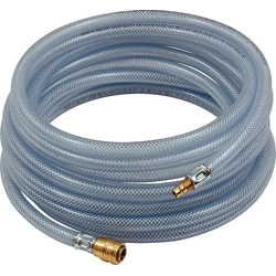 Zestaw węża PVC ze złączem i tulejką wtykową 10m, 13x3mm, przezroczysty RIEGLER