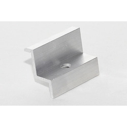 End clamp 40mm L: 50mm silver anodized