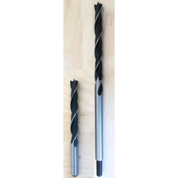 Long wood twist drill 4 mm x 300 mm