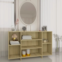 Cabinet, sonoma oak, 120x30x75 cm, chipboard