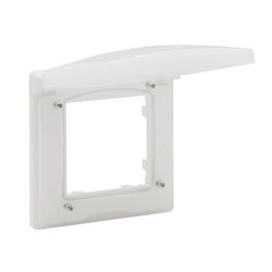 Cover frame for domestic switching devices Legrand 863196 White Plastic