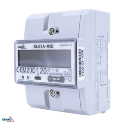 Electricity meter, electronic Bemko A31-BL03A-MID Electronic B Three-phase direct measurement Active power