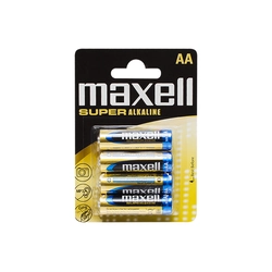 AA alkalická batéria 1.5 LR6 MAXELL 4 Kus