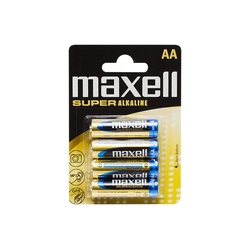 AA leelispatarei 1.5 LR6 MAXELL 4 Tükid