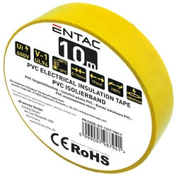 Izolační páska Entac 0,13x19mm Citronově žlutá 10m