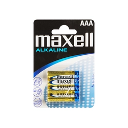 AAA alkaline battery 1.5 LR3 MAXELL 4 Pieces