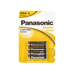 AAA alkaliskt batteri 1.5 LR3 Panasonic 4szt.
