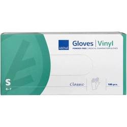 Vinyl gloves size S, without powder, 100pcs