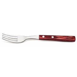 Set of table forks -steak/pizza blister 6szt. Churrasco line red Basic variant
