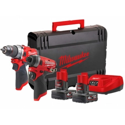 Milwaukee M12FPP2A-402X machine package