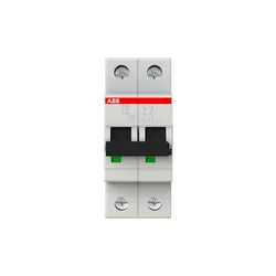 ABB – 2CDS252001R0064, Grandinės pertraukiklis, S202-C6, 2P char.C 6A, 6kA AC