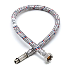 Connecting hose Toten 3/8 "braided stainless steel