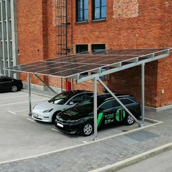 Abri de voiture solaire CARPORT pour 2 voitures