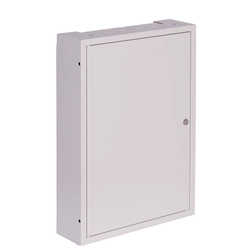 Surface-mounted switchgear NRPsm-54 (3x18) with a lock.Place for 54 type protection S.IP30.