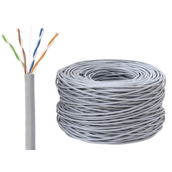 Cable 4x2 UTP Category 5e Cu wire