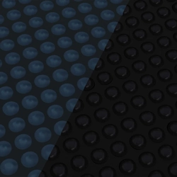 Pływająca folia solarna z PE na basen, 300 cm, czarno niebieska