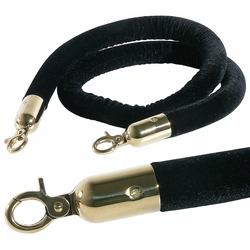 Cordon rope black * 1601 series * 1.5 m