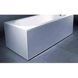 Acabamento de banheiro Vispool Libero, 170 branco em forma de U