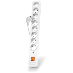 Acar power strip X8 surge protection 8 sockets 3 m white (W1494)