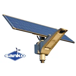 SANKO LED solar street lamp SN-60 (LED 60W 10800lm double-sided panel 120W LiFePO4 42Ah)