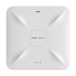 Access Point Wireless AX1800 Dual-Band, Wi-Fi 6, 2x RJ45 Gigabit, Cloud Management - Ruijie RG-RAP2260(G)