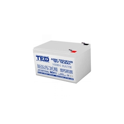 Accumulatore AGM VRLA 12V 14,5A Alta velocità 151mm x 98mm x h 95mm F2 TED Battery Expert Olanda TED002792 (4)