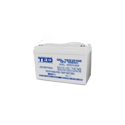 Ackumulator AGM VRLA 12V 102A GEL Deep Cycle 328mm x 172mm x h 214mm F12 M8 TED Batteriexpert Holland TED003492 (1)