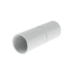 Acoplamento de soquete reto para tubos de PVC 22 branco ZPL