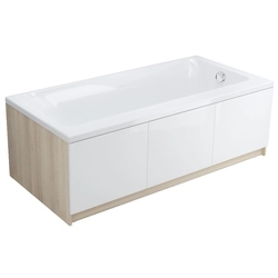 Acrylic bathtub Cersanit Smart, 170x80 cm left
