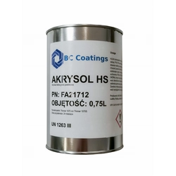 Acrylic paint Akchem Akrysol HS semi-gloss light gray 7035 RAL 0.75l