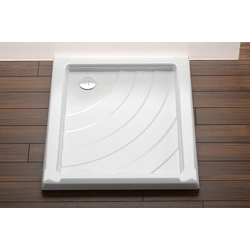 Acrylic shower bathtub Ravak Aneta, 75x90 LA white