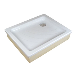 Acrylic shower tray Ravak Aneta, 75x90 EX white