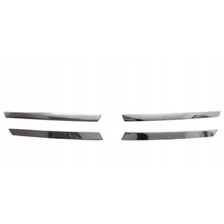 Acura - Set chromen bumperstrips, chromen spatbordbeschermstrips