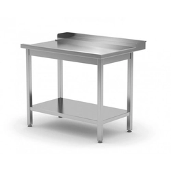 Dishwasher unloading table with shelf - right 800 x 760 x 850 mm POLGAST 237087-760-P 237087-760-P