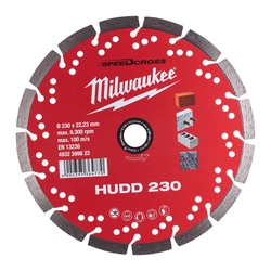 230 mm SpeedCross HUDD Milwaukee diamond cutting blade