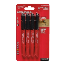 Set of markers with standard Milwaukee tip 4 pcs.