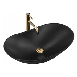 Rea Royal countertop washbasin 60 Black Mat