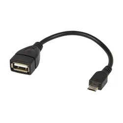 Adaptador USB, tomada USB A - ficha micro USB