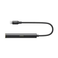 Adaptér audio sluchátkového zesilovače USB-C na mini jack 3.5mm černý