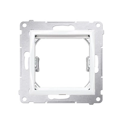 Adattatore (adattatore) per accessori dello standard 45×45mm SIMON54, bianco, per prese di telecomunicazioni Simon Connect