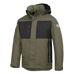 Waterproof winter 1178 work jacket - 3204 - Olive Green - Black P2 - Size: XXL Short