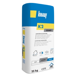 Adesivo elástico para ladrilhos KNAUF K2 cinza 25kg